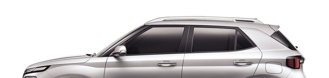 venue exterior silver metallic